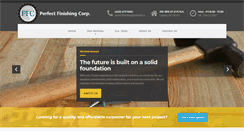 Desktop Screenshot of perfectfinishing.ca