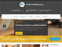 Tablet Screenshot of perfectfinishing.ca